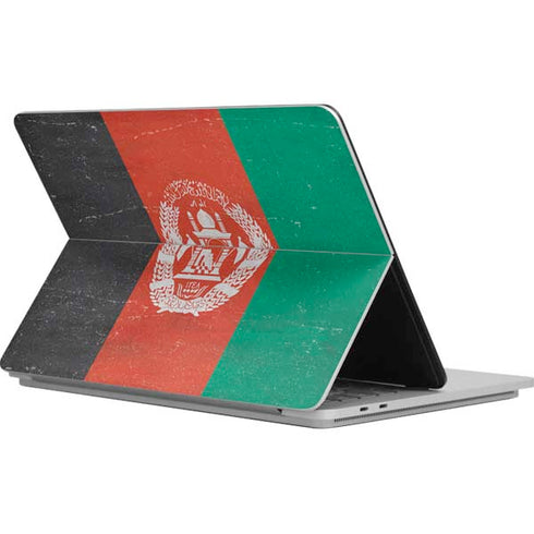Afghanistan Flag Distressed Surface Laptop Studio Skin